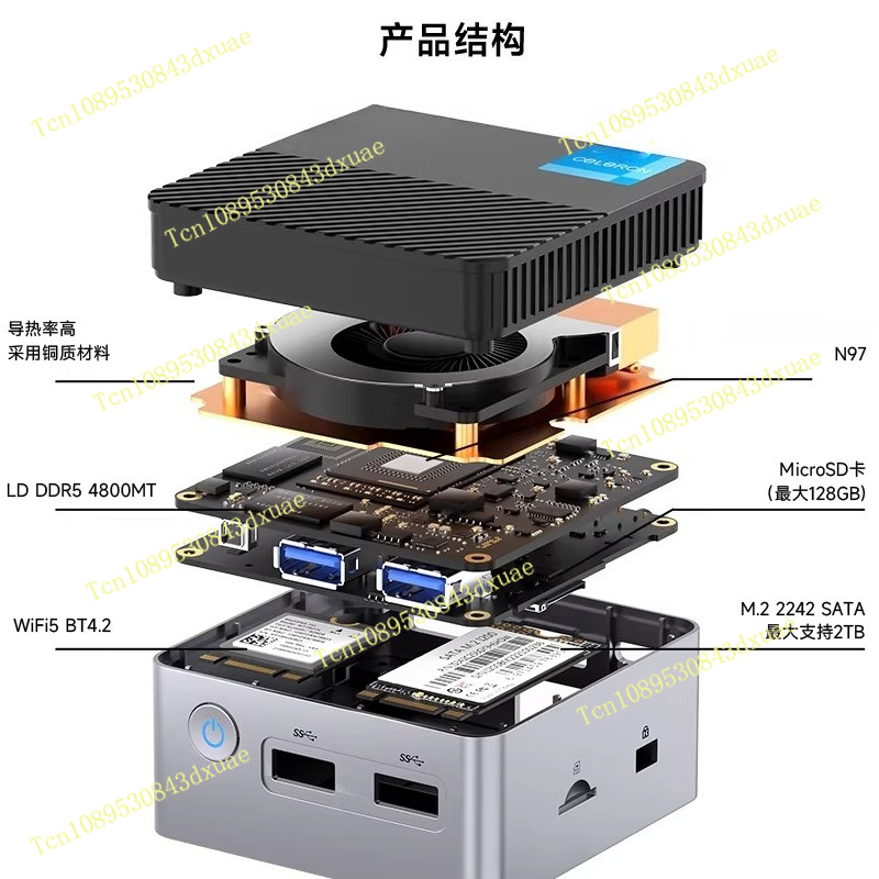 G5 Alder Lake N97 MINI PC Wind - Ddr5 4800Mhz review and price